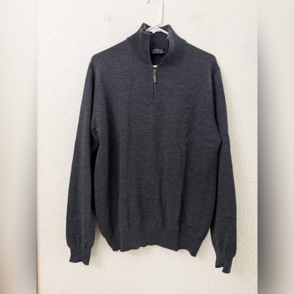 Jeremy Argyle NYC Merino Wool Pullover Sweater - L